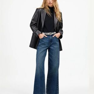 Madewell Extra Wide-Leg Blue Jeans